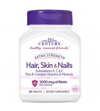 21st Century Hair Skin & Nails Extra Strength 90tabs
