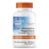 Doctor's Best High Absorption Magnesium 100mg 120tabs