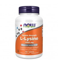 Now Foods L-Lysine Double Strength 1000mg 100tabs