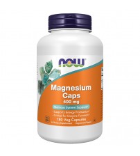 Now Foods Magnesium Caps 400mg 180caps