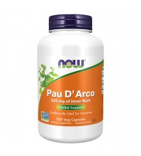 Now Foods Pau D' Arco 500mg 250caps