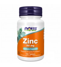 Now Foods Zinc 50mg 100tabs