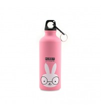 Бутылка для воды Kindly Steel Bottle Life is Beautiful Rabbit Pink 500ml