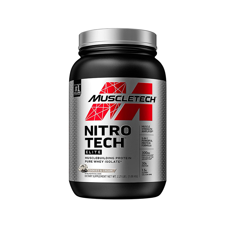 Сывороточный протеин Muscletech Nitro Tech Elite 100% Whey Isolate 820g