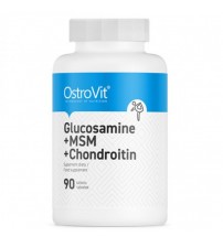 Комплекс для суглобів OstroVit Glucosamine + MSM + Chondroitin 90tabs