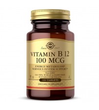 Вітамін B12 Solgar Vitamin B12 100mcg 100tabs