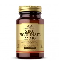 Цинк Solgar Zinc Picolinate 22mg 100tabs