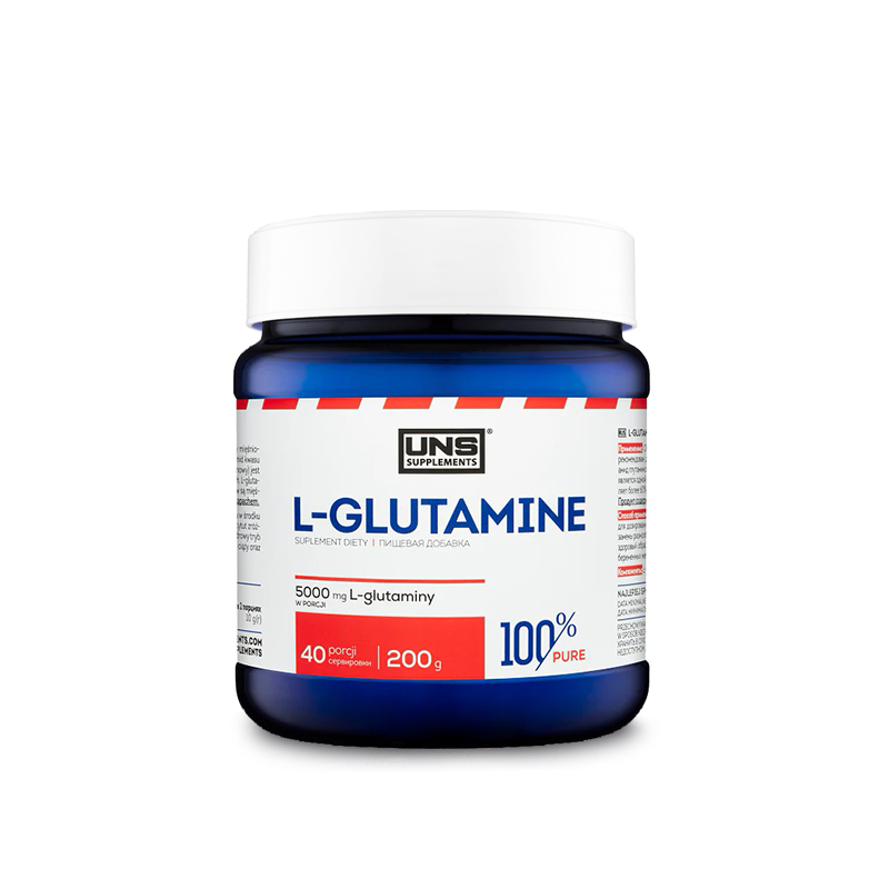 Глутамин UNS 100% Pure L-Glutamine 200g